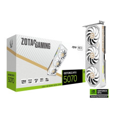 GPU - ZOTAC GAMING GeForce RTX 5070 AMP White Edition - ZT-B50700FQ-10P